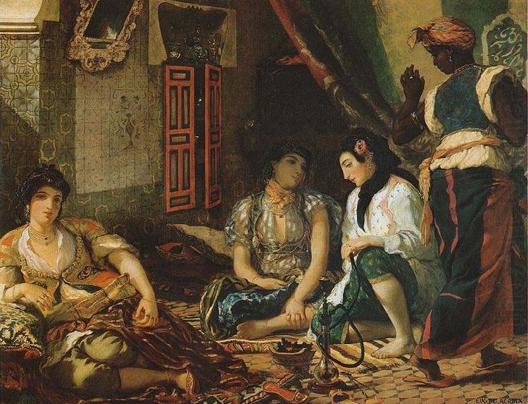 Eugene Delacroix The Women of Algiers china oil painting image